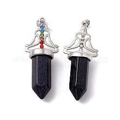Gros pendentifs pointus en or jaune&nbsp;G-I342-01P-08