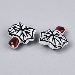 Эмалевые бусины ручной работы в технике лэмпворк&nbsp;LAMP-T023-21A