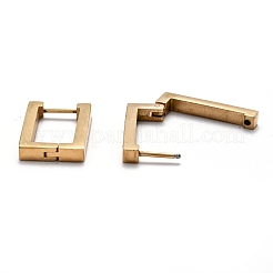 Серьги-кольца Huggie Hoop из нержавеющей стали 304&nbsp;STAS-H156-10A-G