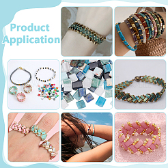 80шт 8 стиля натуральных и синтетических бусин из смешанных драгоценных камней&nbsp;G-UN0001-34