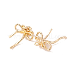 Латунные микропаве прозрачные подвески с фианитом&nbsp;KK-S376-17B-G