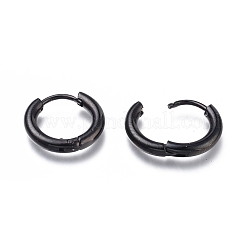 Pendientes de aro huggie de acero inoxidable 304&nbsp;X-EJEW-O087-06F