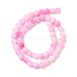 Природные треск агат бисер нитей&nbsp;LS-G-G055-8mm-1