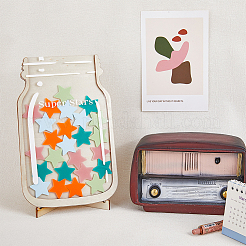 Tableau de récompense en bois bricolage pour les enfants&nbsp;DIY-WH0308-423