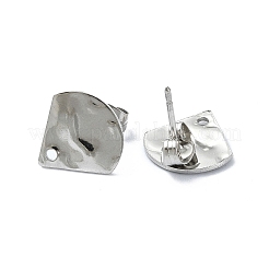 Anlaufgeschützte Ohrstecker-Beschläge aus Edelstahl 304&nbsp;STAS-L024-003P-04