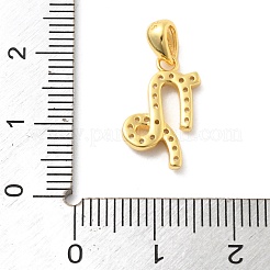 925 pendente in argento sterling con micro pavé di zirconi trasparenti&nbsp;STER-Z012-06G-03
