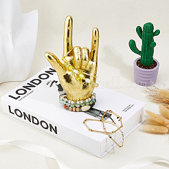 Украшения для демонстрации жестов «люблю тебя» из смолы&nbsp;DIY-WH0888-838