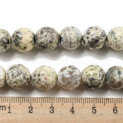 Граненые бусины из натурального огненного агата с треском&nbsp;G-F447-12mm-H03