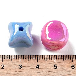 Переливающиеся акриловые бусины с УФ-покрытием&nbsp;MACR-D032-13