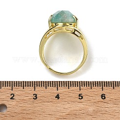 Anneaux ouverts de manchette en laiton&nbsp;RJEW-D347-03G-15