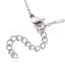 Braccialetto con catena satellitare in acciaio inossidabile 304&nbsp;BJEW-JB13164-01