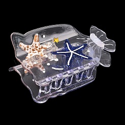 Заколки-крабики из ацетата целлюлозы (смолы) для женщин и девочек.&nbsp;PHAR-L009-01C