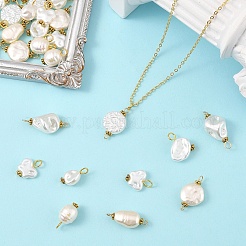 80 шт. 8 стиля подвески и подвески из искусственного жемчуга из АБС-пластика&nbsp;PALLOY-YW00068