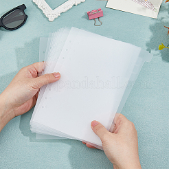 Feuilles intercalaires pour cahier à reliure à disque en PP&nbsp;AJEW-WH0314-727B-02