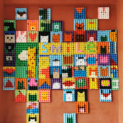 1000 Stück PE DIY Schmelzperlen Bügelperlen Nachfüllungen&nbsp;DIY-SP0006-83D