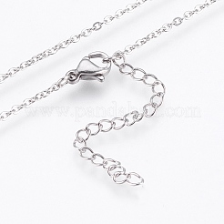 Collane con ciondolo in acciaio inossidabile 304 anti-ossidazione&nbsp;NJEW-P224-11P