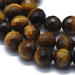 Naturale giallo occhio di tigre fili di perline&nbsp;G-D0013-72B