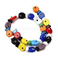 Abalorios de colores vario hechos a mano&nbsp;LAMP-B029-01B