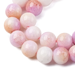 Нити из окрашенных стеклянных бусин с эффектом омбре&nbsp;GLAA-T031-01O-05