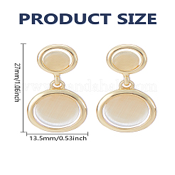 1 пара сережек-гвоздиков из цинкового сплава&nbsp;EJEW-LP0004-92