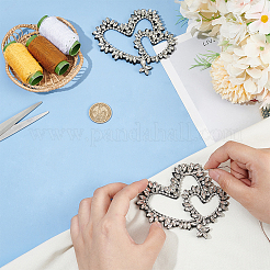 2 шт. пластиковые бусины приутюжить/пришить заплатки&nbsp;DIY-FG0005-68B