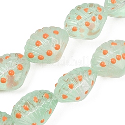 Chapelets de perles vernissées manuelles&nbsp;LAMP-I027-11E