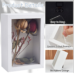 Soporte de marco de fotos de madera rectangular&nbsp;AJEW-WH20019-04A