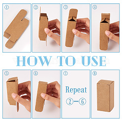 Faltbare Lippenstiftboxen aus Kraftpapier&nbsp;CON-TAC0128-001B