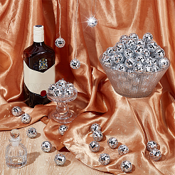 200 pièces pendentifs en verre&nbsp;FIND-GW0001-01