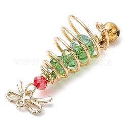 Pendentifs en verre et alliage&nbsp;PALLOY-JF02990-03
