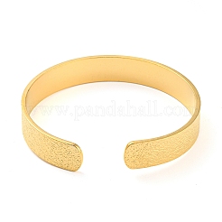 Bracelets manchettes ouverts en acier inoxydable 304&nbsp;BJEW-K230-01G-02