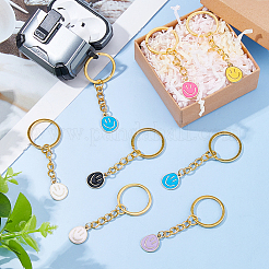 35 шт. 7 стильных эмалевых брелока из сплава&nbsp;KEYC-DC00057