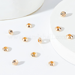 Perline distanziatrici in ottone da 50 pz&nbsp;KK-BBC0001-33