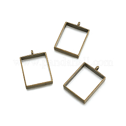 Сплав открытая задняя рамка большие подвески PALLOY-TA0021-02AB