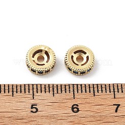 Perles de zircone cubique micro pave en Laiton&nbsp;KK-R216-10B-KCG01