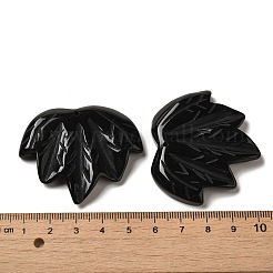 Geschnitzte Anhänger aus natürlichem schwarzen Onyx (gefärbt und erhitzt).&nbsp;G-K353-01I