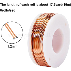 Fil d'aluminium rond&nbsp;AW-BC0003-31F-1.2mm