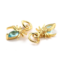 Латунные микро проложить кубического циркония подвески&nbsp;KK-A156-01G-RS