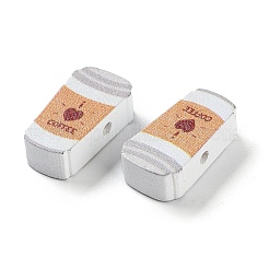 Печатные деревянные бусины&nbsp;WOOD-Z002-01D