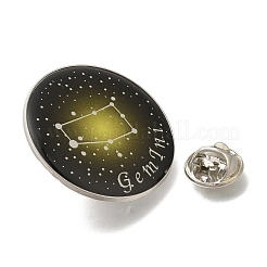 Zwölf konstellation kreative legierung abzeichen konstellation broschen&nbsp;LS-JEWB-S033-01P-C