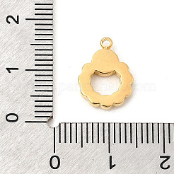 Ciondoli ad anello in conchiglia di paua naturale&nbsp;STAS-P431-16G