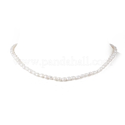 Collane di perline lucide a due lati con perle keshi naturali per donna&nbsp;NJEW-JN05336-02