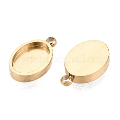 Componente cabochon pendente in acciaio inossidabile 304&nbsp;STAS-Q113-25A-G