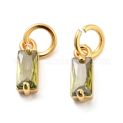 Латунные микро проложить кубического циркония подвески&nbsp;X-ZIRC-F111-03G-09