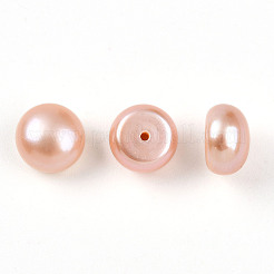 Perles de culture d'eau douce naturelles de Grade 6a&nbsp;PEAR-N018-6A-8590B