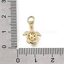 Messing Micro Pave schwarz Zirkonia Anhänger&nbsp;CU-L001-10G-03