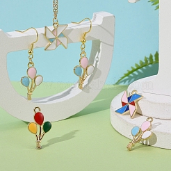 Подвески из сплава эмали 40шт 4 стиля&nbsp;ENAM-LS0001-22LG