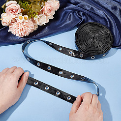 Лента из искусственной кожи длиной 9 ярд с люверсами из сплава с платиновым покрытием&nbsp;OCOR-AR0001-64A