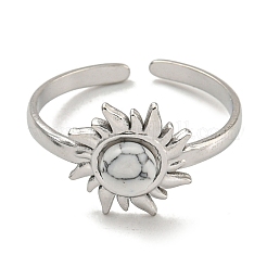 Кольца-манжеты из синтетической бирюзы из нержавеющей стали 304&nbsp;G-Z056-01P-05