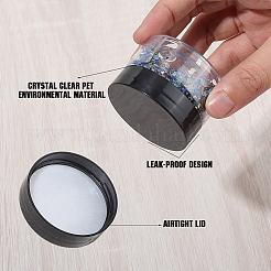 8 шт. 4 стиля 2 цвета пластиковая банка для крема из ПЭТ-пластика&nbsp;CON-CN0001-15